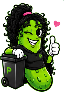 Curly Pickel mascot